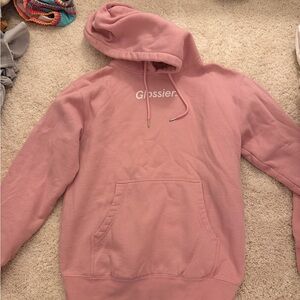 Glossier Pink Hoodie